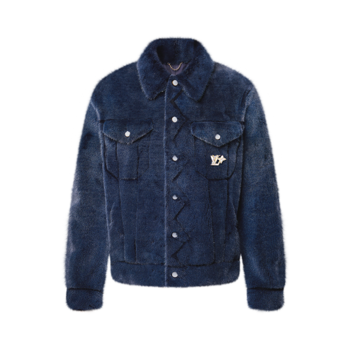 Mink Denim Trucker Jacket