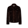 Mink Trucker Jacket