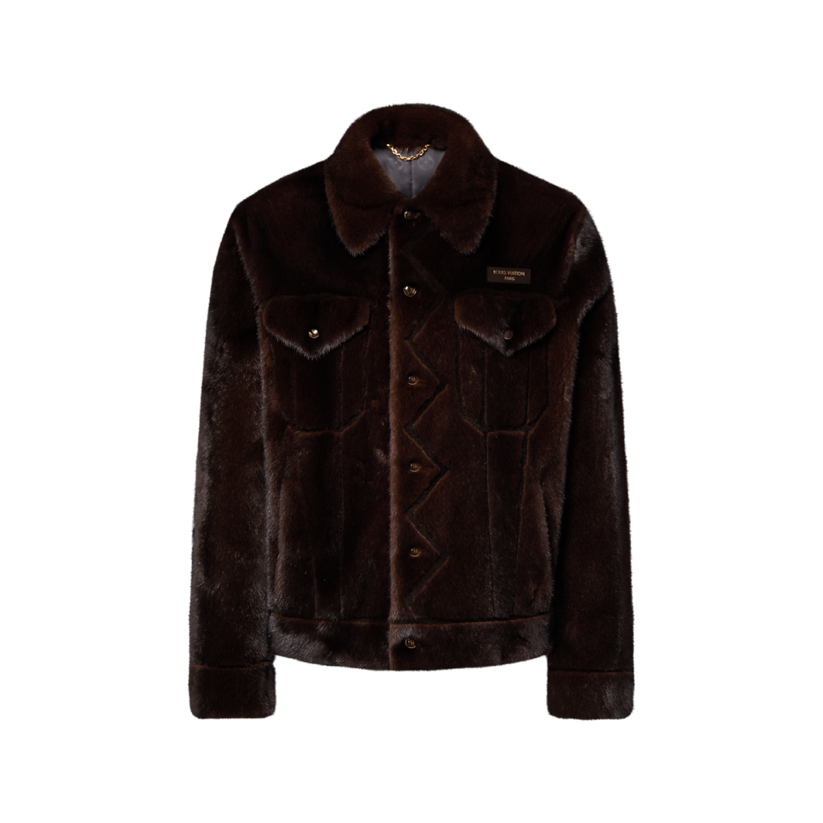 Mink Trucker Jacket