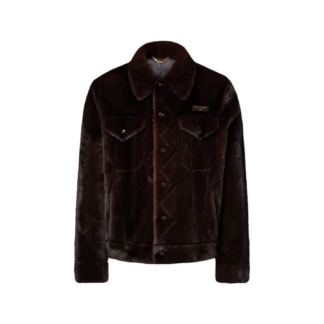 Mink Trucker Jacket
