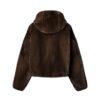 Mink Zipped Bomber