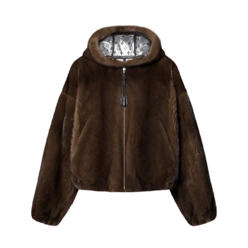 Mink Zipped Bomber