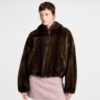 Mink Zipped Bomber
