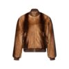 Mink Zippered Bomber