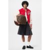Mix Leather Varsity Blouson