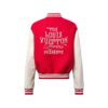 Mix Leather Varsity Blouson