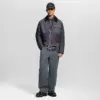 Mix Leather Workwear Blouson