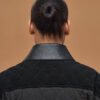 Mixed Leather Coat