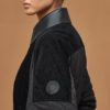 Mixed Leather Coat