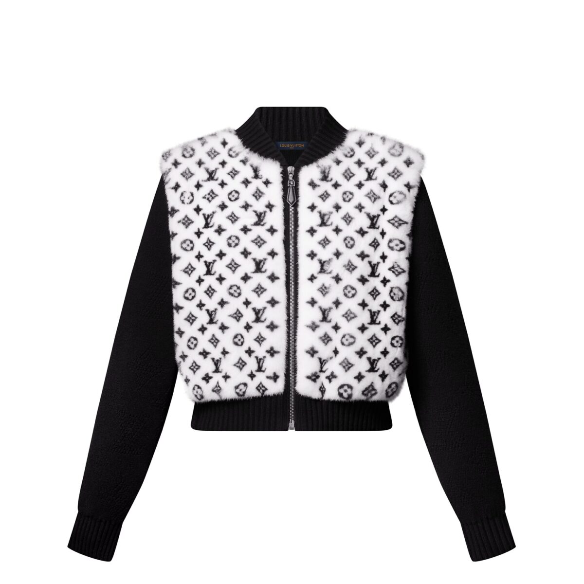 Mng Mink Bomber Jacket W Knit Sl