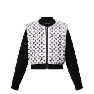 Mng Mink Bomber Jacket W Knit Sl