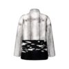 Modular Mink Coat With Intarsia