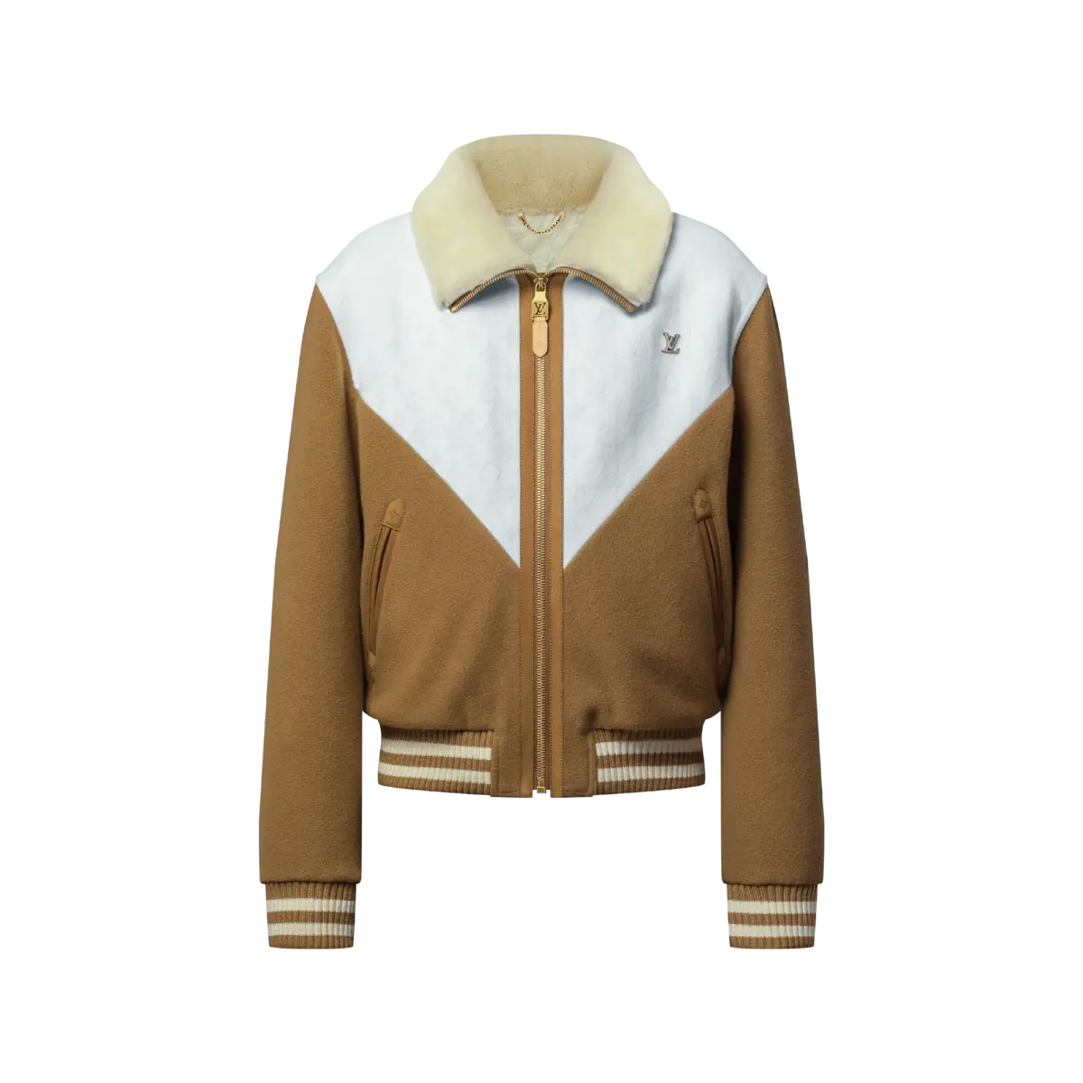 Monogram Blouson With Shearling Collar