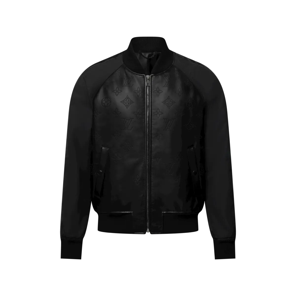Monogram Leather Mix Tracksuit Blouson