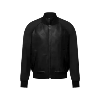 Monogram Leather Mix Tracksuit Blouson
