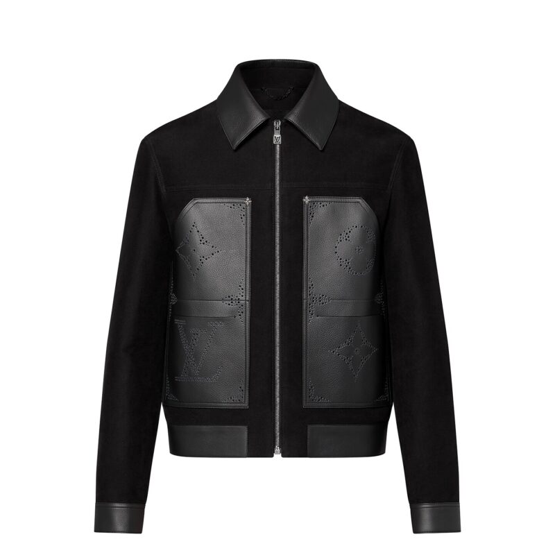 Monogram Mix Leather Workwear Blouson