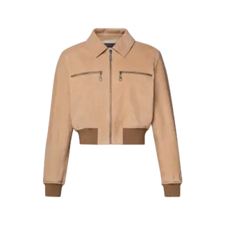 Nanogram Suede Bomber Jacket