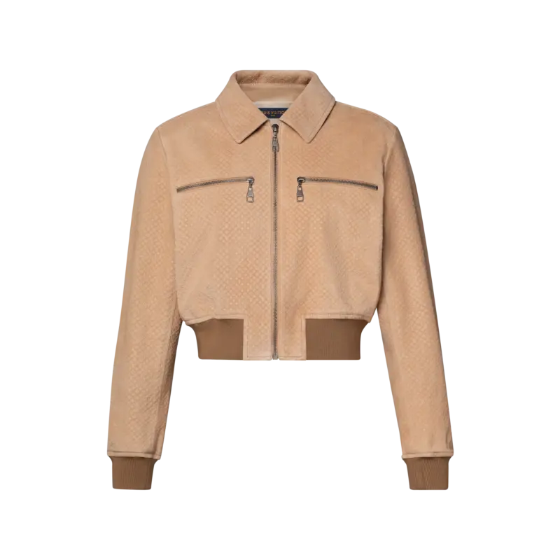 Nanogram Suede Bomber Jacket