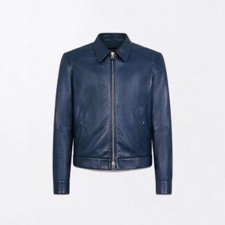 Nappa Grain Leather Collar Blouson
