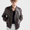 Nappa Leather Bomber Jacket