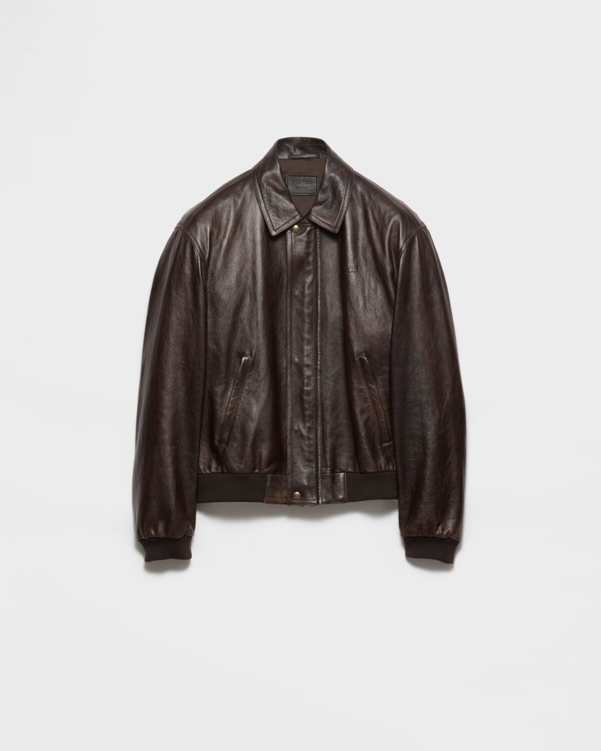 Nappa Leather Bomber Jacket