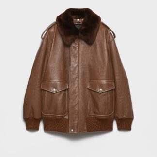 Nappa Leather Bomber Jacket