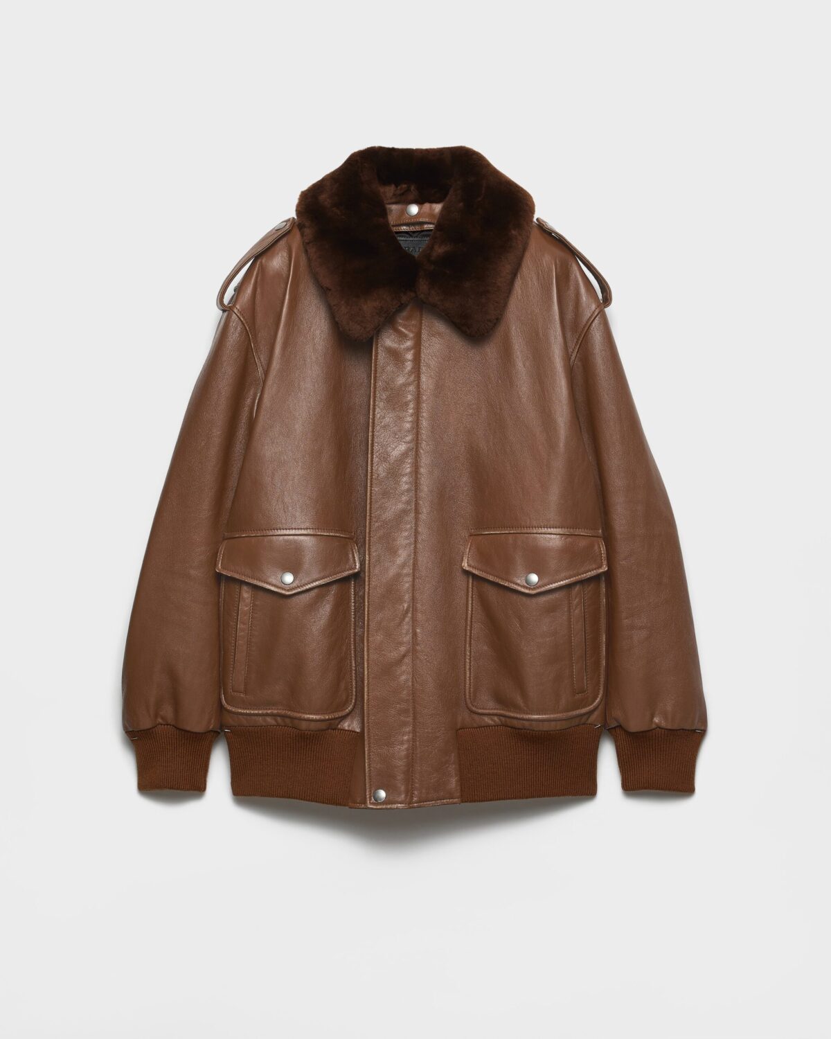 Nappa Leather Bomber Jacket