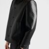 Nappa Leather Caban Jacket