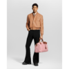 Natural Leather Varsity Blouson