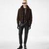 Nubuck Shearling Flight Bomber