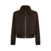 Nubuck Shearling Flight Bomber