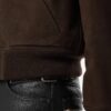 Nubuck Shearling Flight Bomber