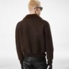 Nubuck Shearling Flight Bomber