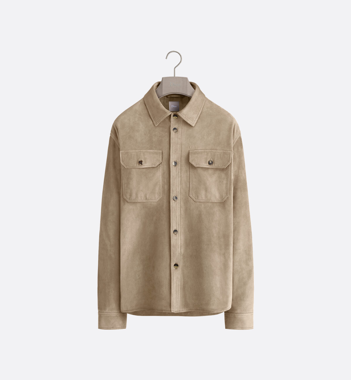 Overshirt Beige Lambskin