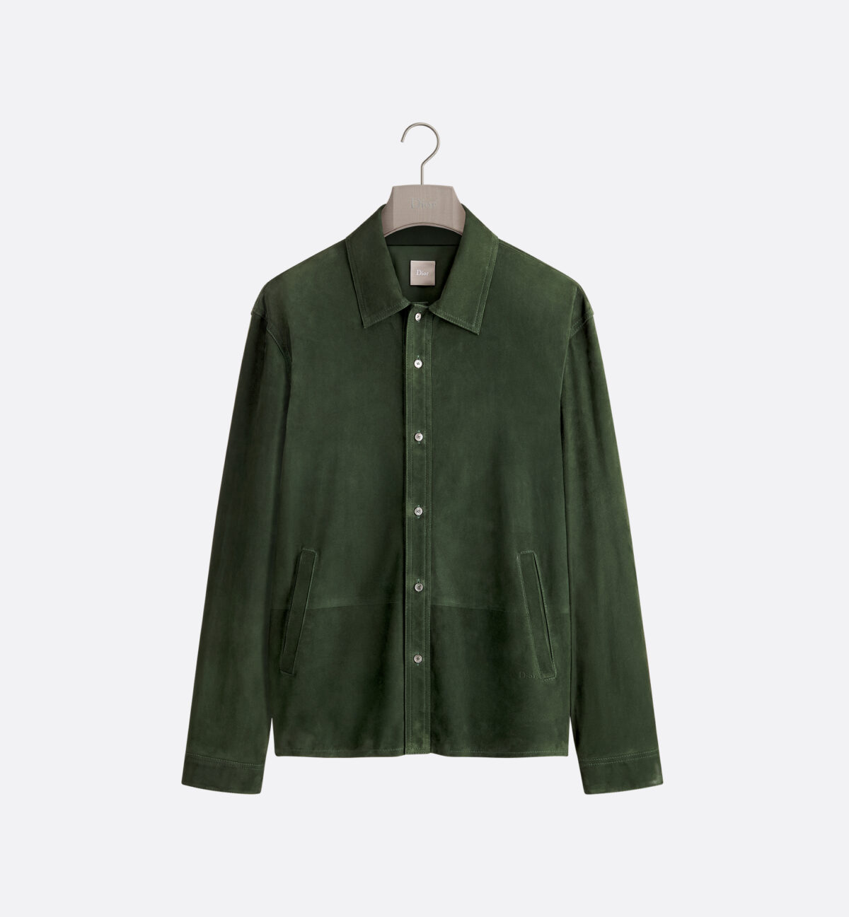 Overshirt Deep Green Lambskin