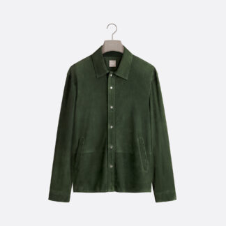 Overshirt Deep Green Lambskin