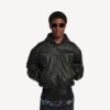 Patched Hooded Jacket