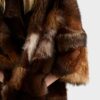 Patchwork Shearling Coat