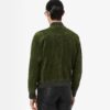 Perforated Cashmere Suede Bomber