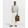 Perforated Leather Tracktop