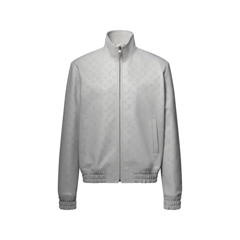 Perforated Monogram Leather Track Top