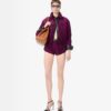 Relaxed Lightweight Lamb Suede Teddy Blouson