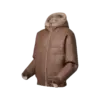 Reversible Hooded Shearling Blouson