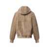 Reversible Hooded Shearling Blouson