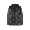 Reversible Knit Mink Hooded Jacket