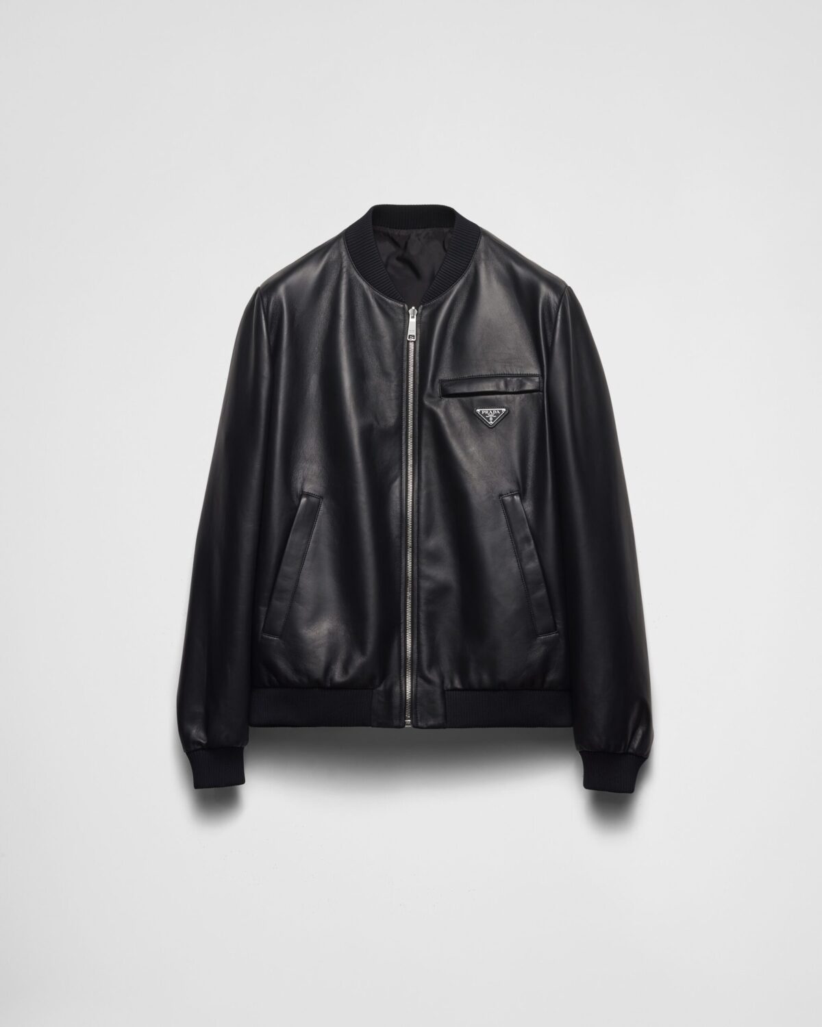 Reversible Nappa Leather Bomber Jacket