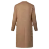 Rounded Lapel Camel Coat