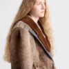 Shearling And Cloth Coat