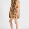 Shearling Caban Jacket