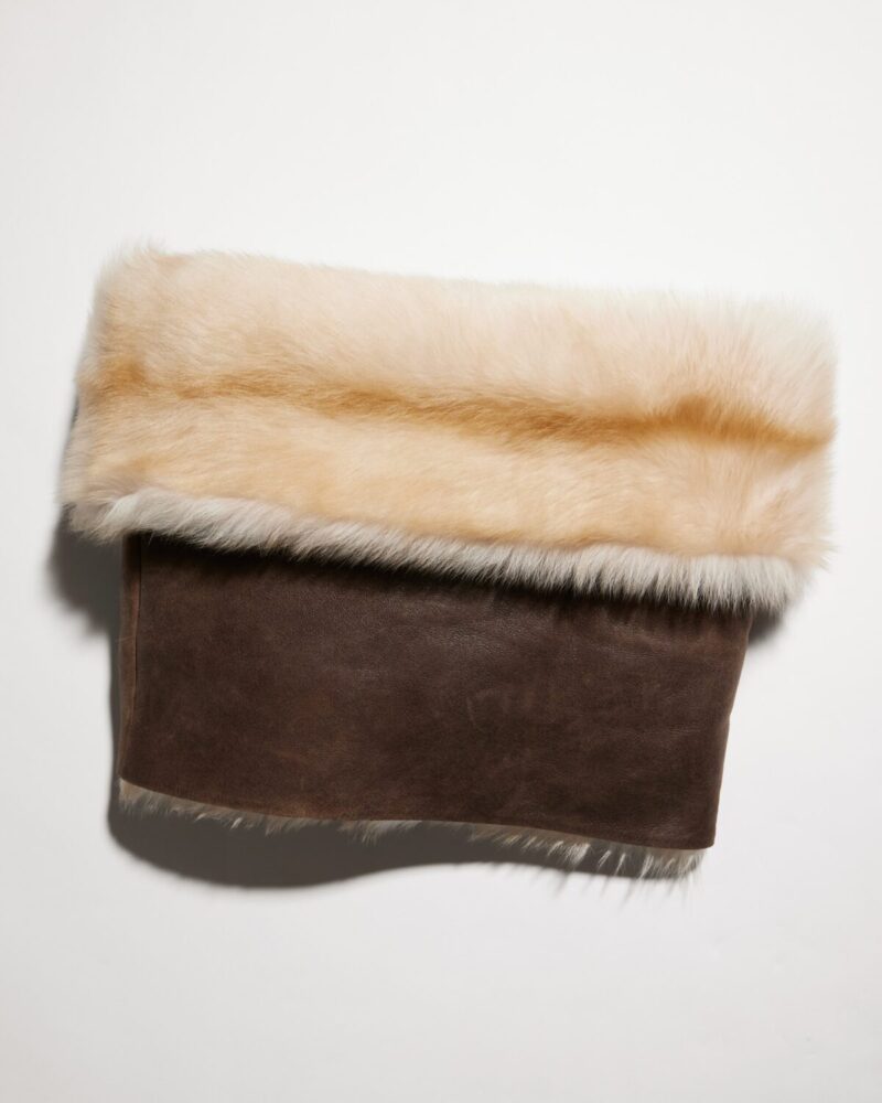 Shearling Cape